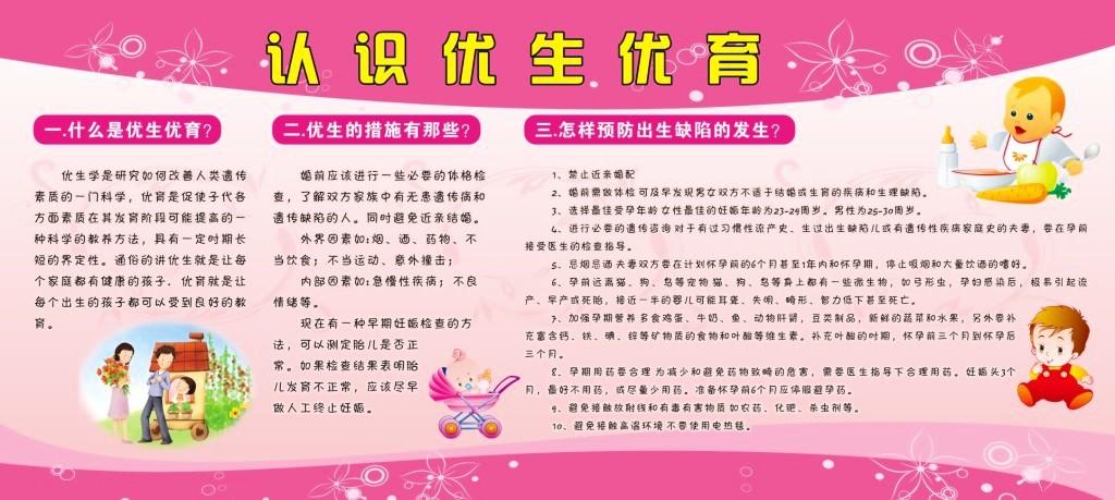 优生优育是什么(优生优育五项对照表）