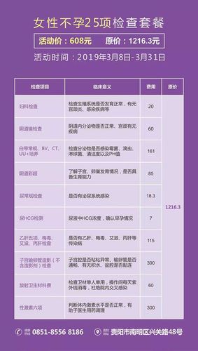 做不孕检查要用好多钱(白带常规检查多少钱)