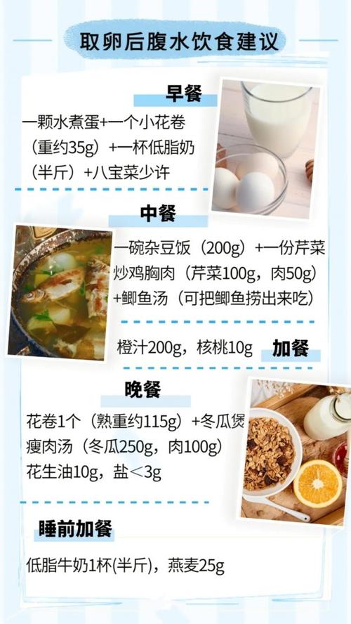 促进卵子发育食疗方案，取卵备孕的姐妹请收好！(取卵后食谱推荐）