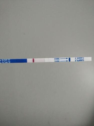 同房后10天测出一条线是怀孕了吗(大姨妈推迟十天试纸测出一条线）