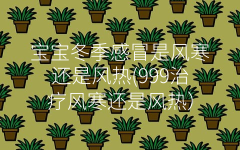 宝宝冬季感冒是风寒还是风热(999治疗风寒还是风热)