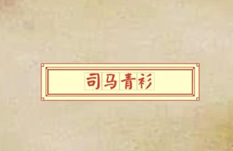 司马青衫是什么意思