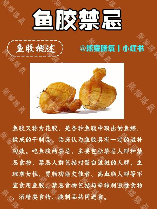 吃鱼胶的禁忌有哪些