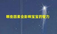 4因素影响胎儿智力发育(决定胎儿智力的因素)