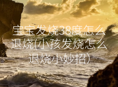 宝宝发烧38度怎么退烧(小孩发烧怎么退烧小妙招)